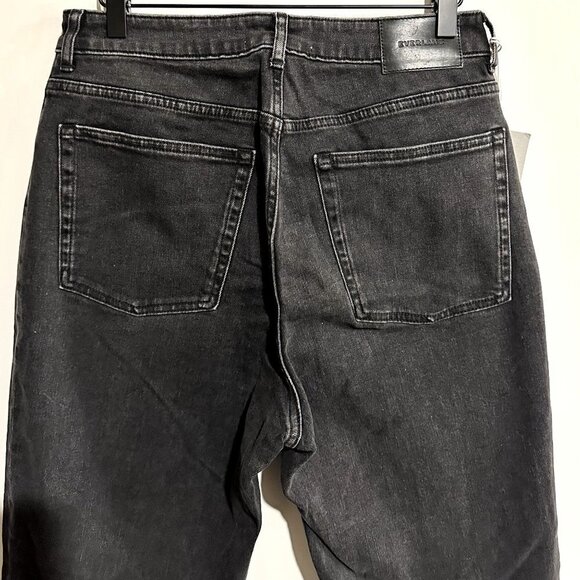 NWT Everlane The Curvy Cheeky Straight Jean in Washed Black - Size 30 - Picture 6 of 11